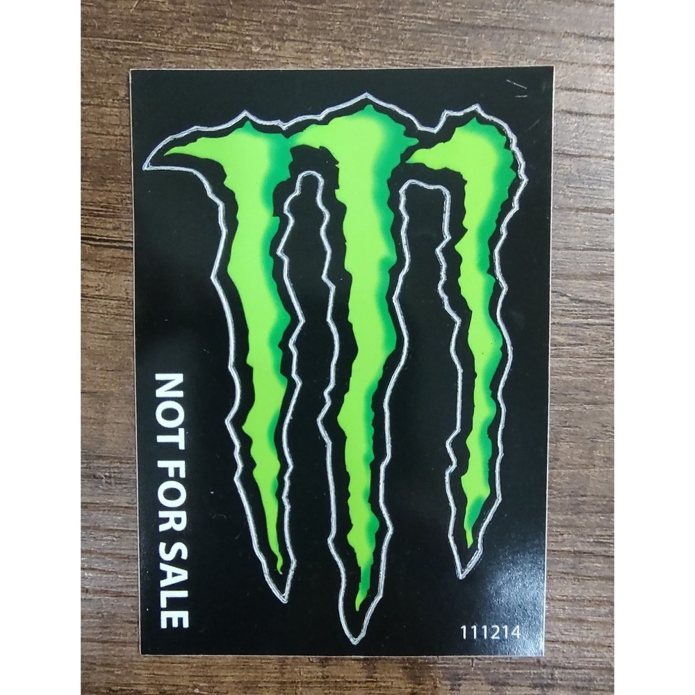 Monster Energy Drink Stickers- New 3" X 4" Decal Laptop Skateboard Drywall S203